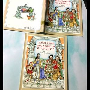 Mother Goose Rhyme Illustrated 80s Storybook